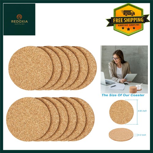 Round cork drink coasters for - round,