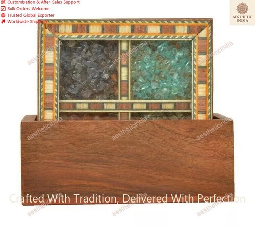 Wood table coaster set - set, of