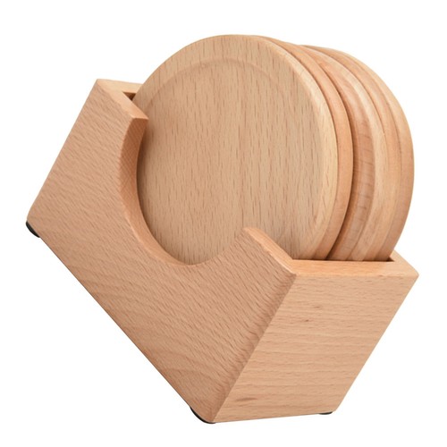 Pcs wooden coasters drinks - pcs,