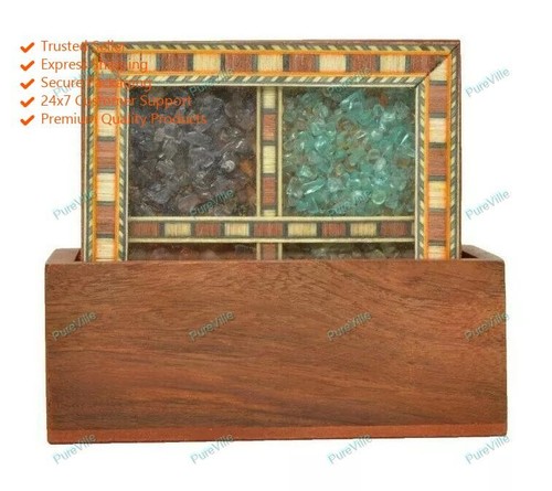Wood table coaster set 4 - coaster,
