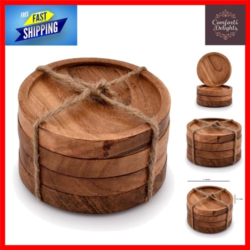 Elegant acacia wood drink - wood,