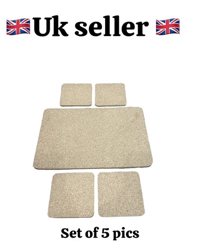 New set square cork coasters - square,