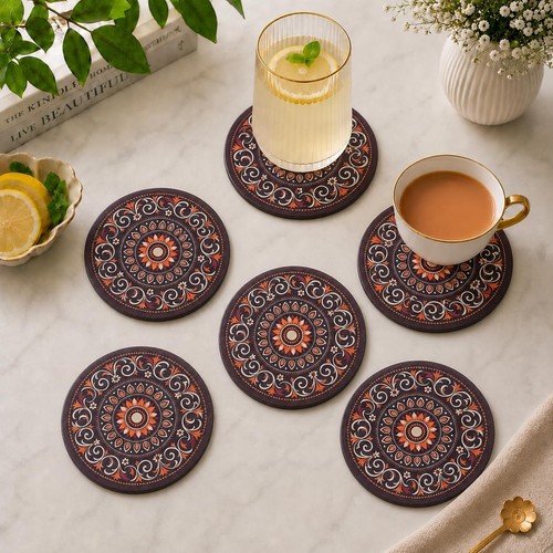 Wooden coasters set - set, with
