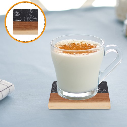 4pcs wood drinks - drinks, coasters