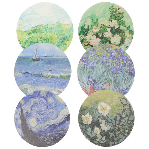6pcs reusable coasters - reusable, for