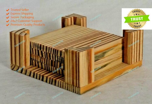 Wooden drink coasters - coasters, of