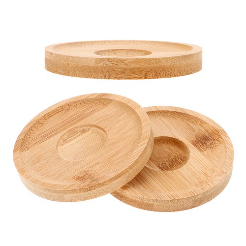 Pcs natural wood - 3, coasters